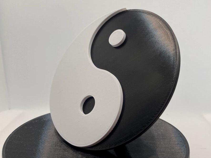 Yin Yang Badge Sprinter/Crafter 06-24 3D Printed, VW, Camper, Conversion, Work Van, Commercial, Lifestyle, Unique, Peace, Mercedes