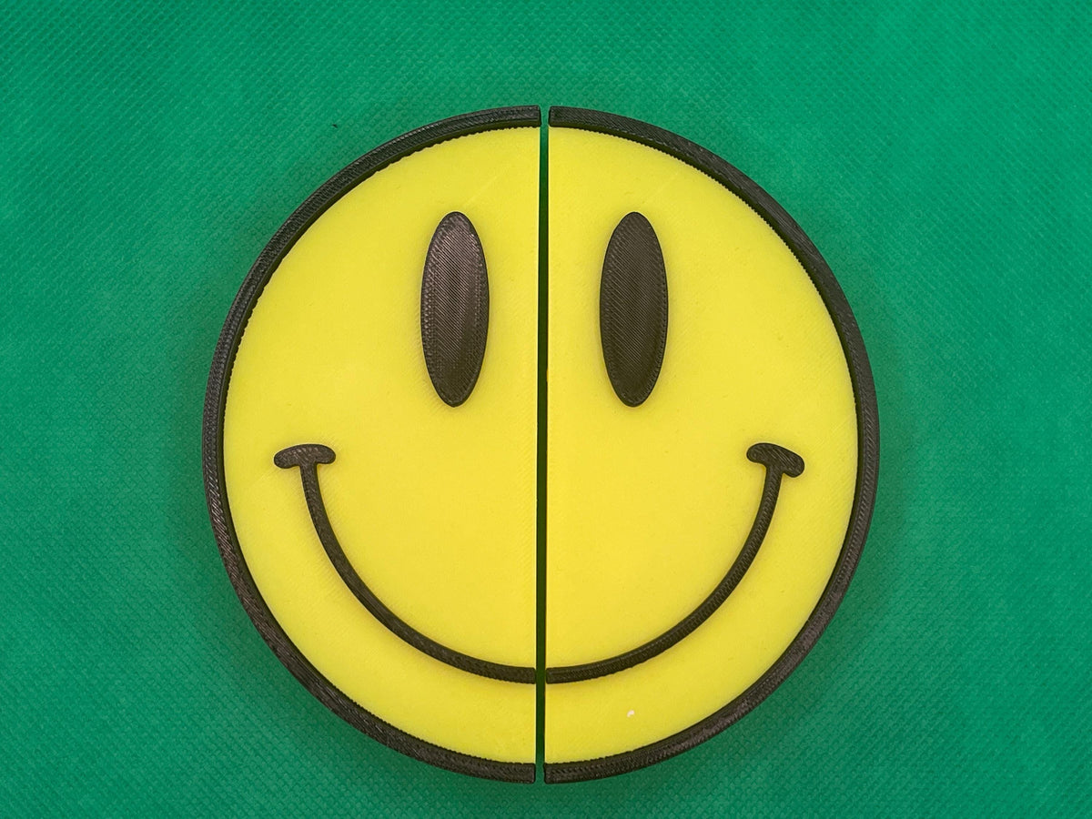 Smiley Face Rear Door Split Emblem for Mercedes Sprinter & VW Crafter - Badge for Tyre Carrier - Direct Fit