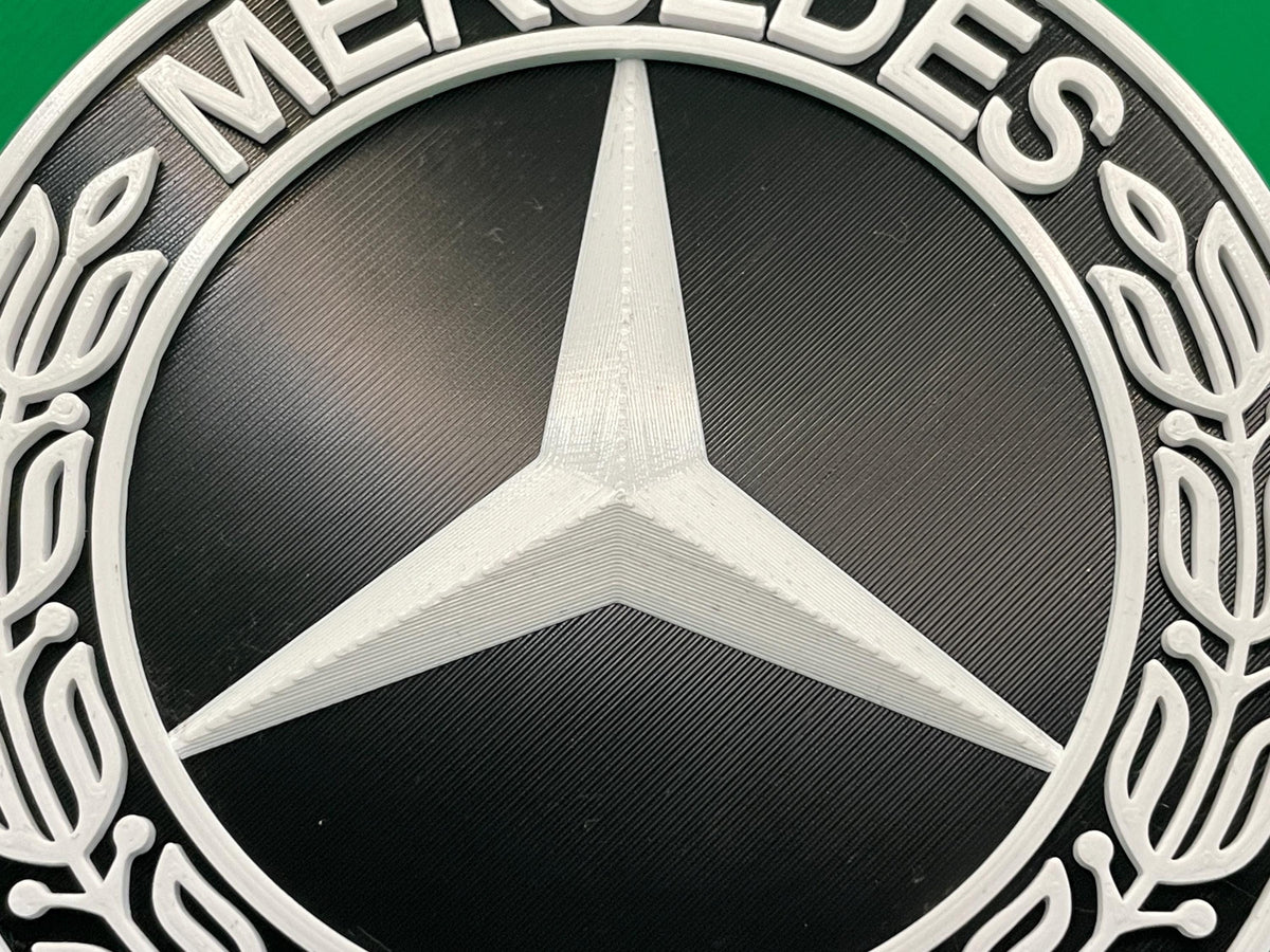 Mercedes Badge Sprinter 06-24 (3D Printed) Benz, Emblem, Camper, Conversion, Work Van, Commercial, Lifestyle, Unique, Reversible