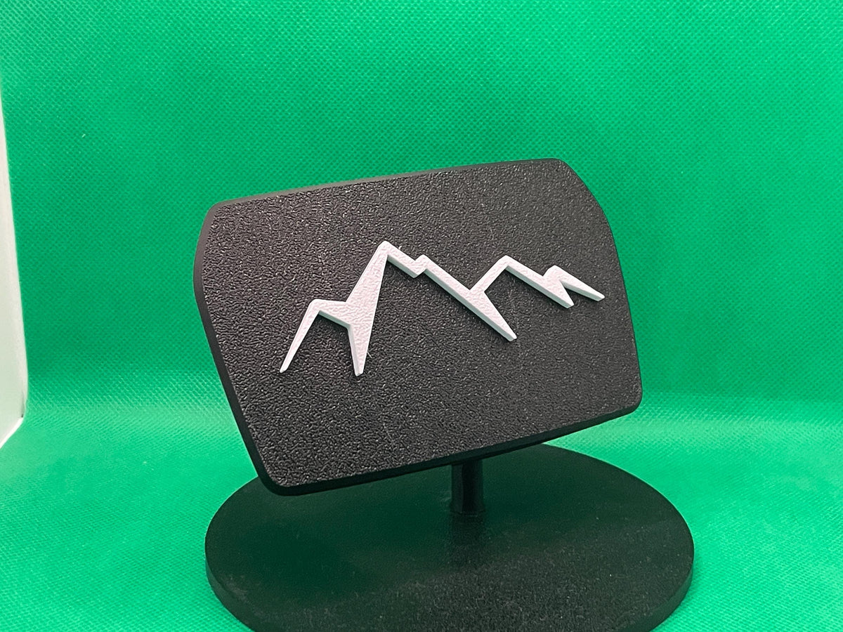 Mountain Rear Door Emblem for MAN TGE - Full Replacement Badge - Direct Fit, Easy Install