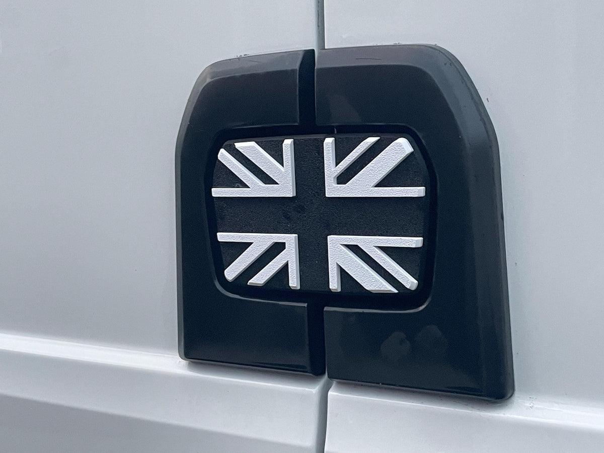 Union Jack Emblem for MAN TGE - Durable, Stylish Replacement Badge - Perfect Fit, Easy Install
