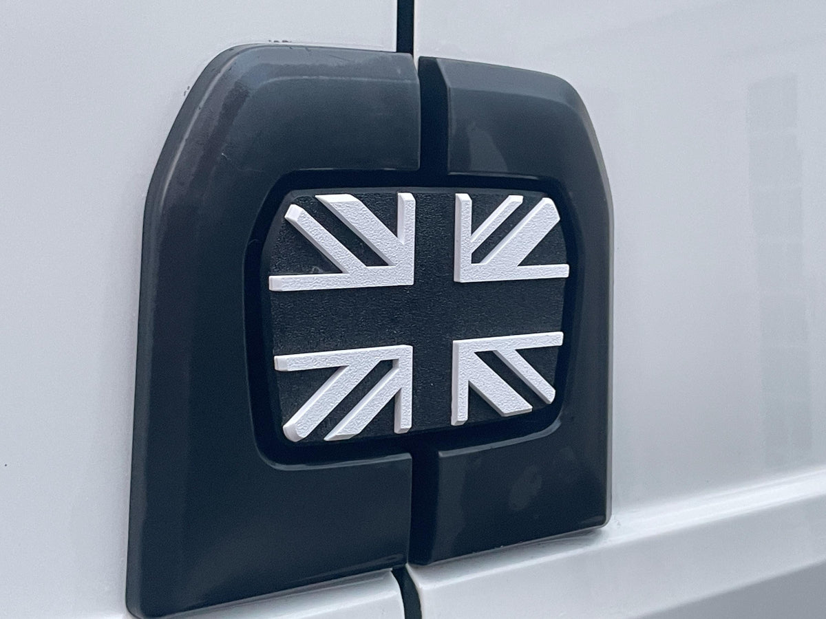 Union Jack Emblem for MAN TGE - Durable, Stylish Replacement Badge - Perfect Fit, Easy Install