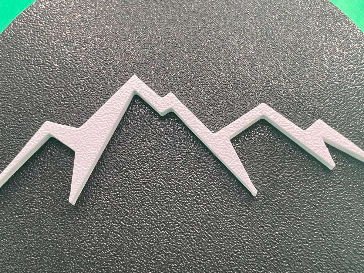 Mountain Rear Door Emblem for Mercedes Sprinter & VW Crafter Vans - Direct Fit, Easy Install