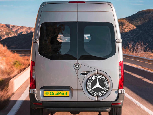 Mercedes Badge Sprinter 06-24 (3D Printed) Benz, Emblem, Camper, Conversion, Work Van, Commercial, Lifestyle, Unique, Reversible