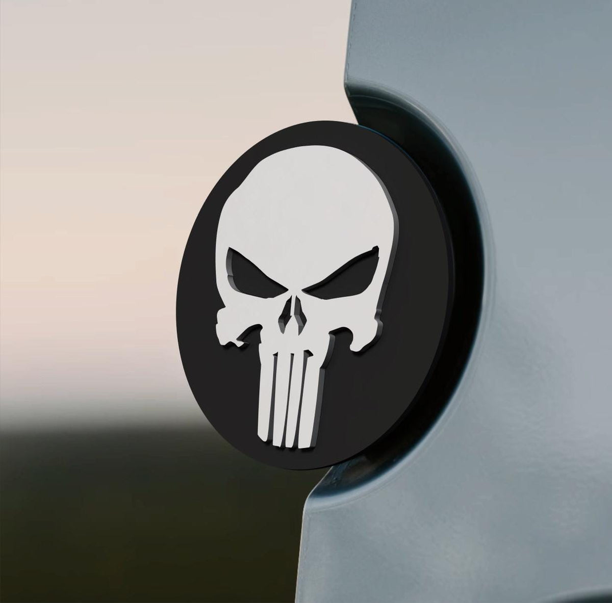 Skull Rear Door Emblem for Mercedes Sprinter & VW Crafter Vans - Direct Fit, Easy Install