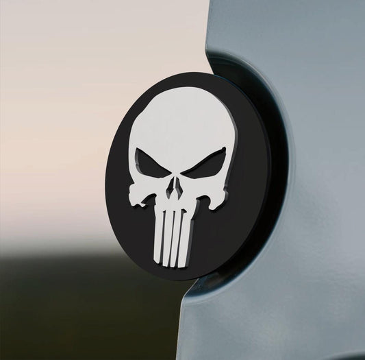 Skull Rear Door Emblem for Mercedes Sprinter & VW Crafter Vans - Direct Fit, Easy Install
