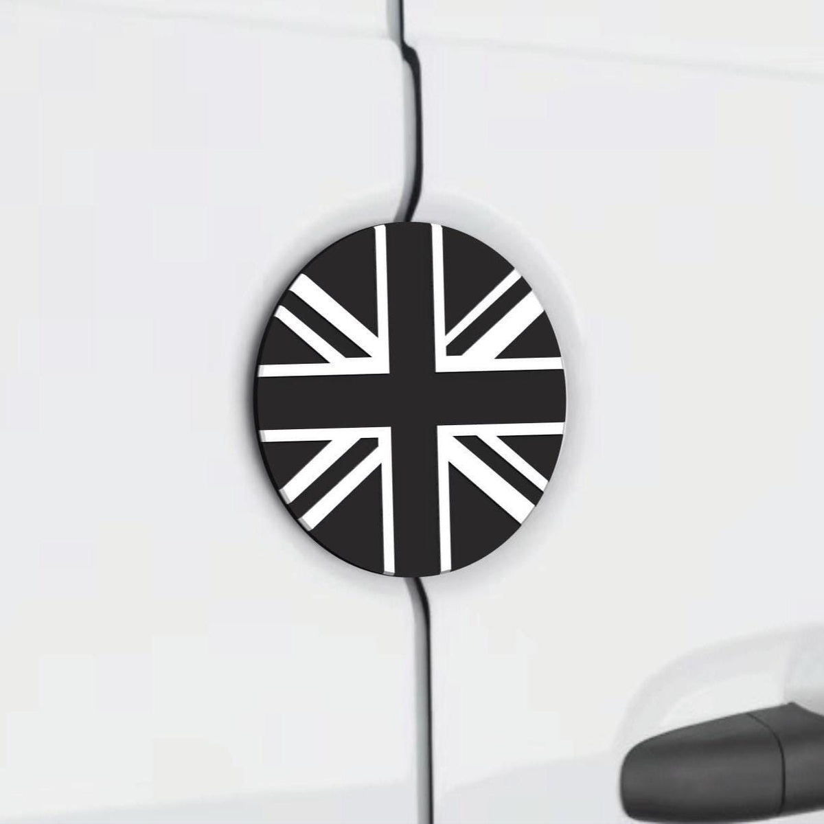 Union Jack Rear Door Emblem for Mercedes Sprinter & VW Crafter Vans - Direct Fit, Easy Install