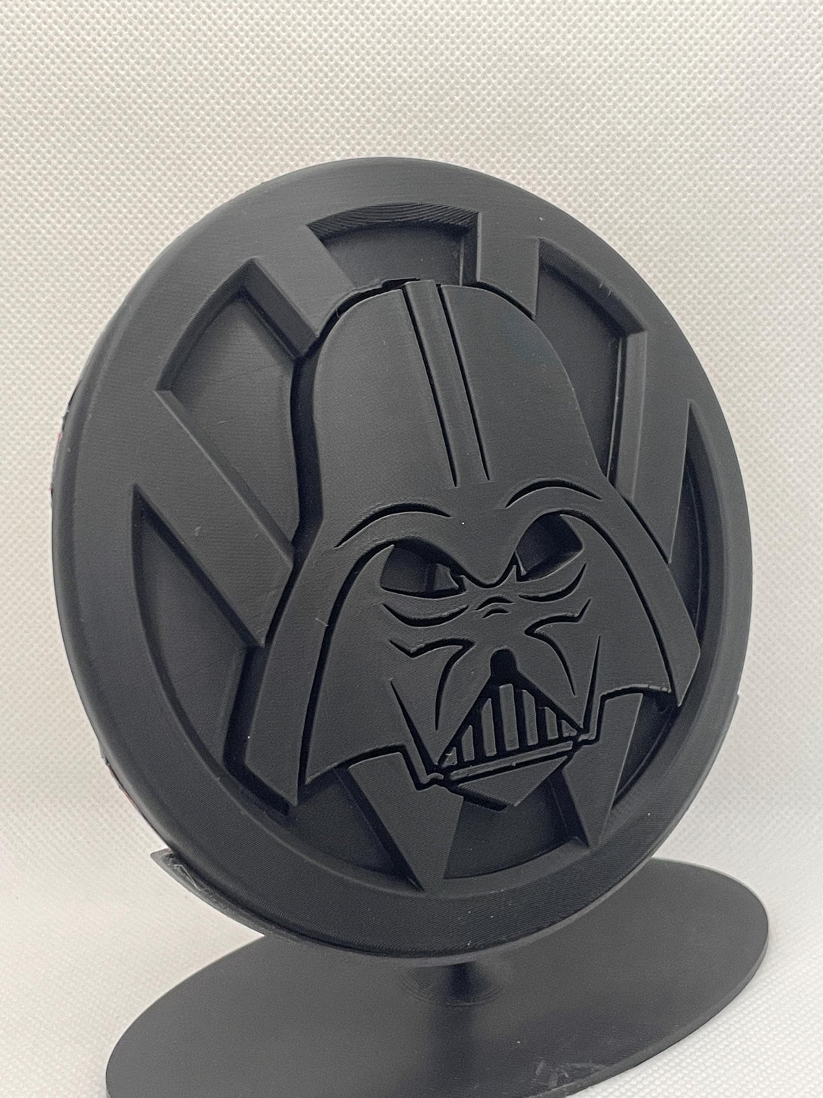 Darth Vader T6/T5/Caddy 130mm/110mm for VW Transporter Emblem - Durable, Replacement Badge - Factory Fit, Reversible, Rear Door