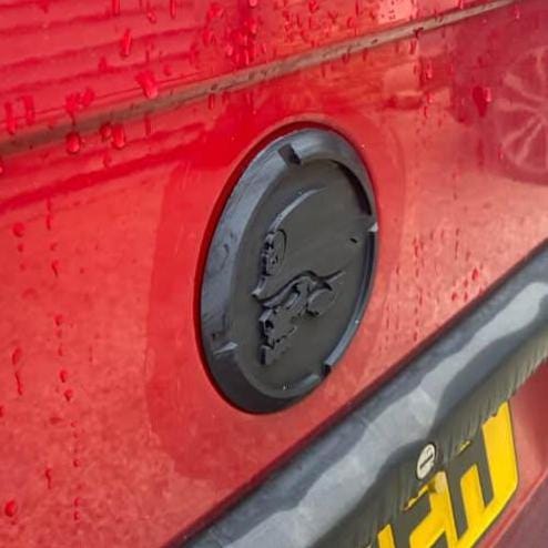 Mulisha Skull T4, T3, T25, T2 110mm for VW Vans - Durable, Full Replacement Badge - Perfect Fit, Gift, Reversible, Rear Door