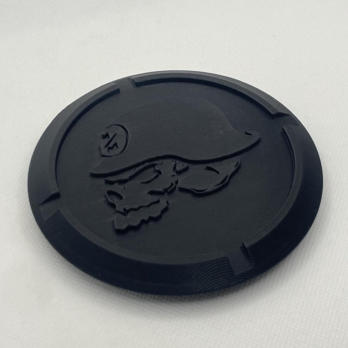 Mulisha Skull T4, T3, T25, T2 110mm for VW Vans - Durable, Full Replacement Badge - Perfect Fit, Gift, Reversible, Rear Door