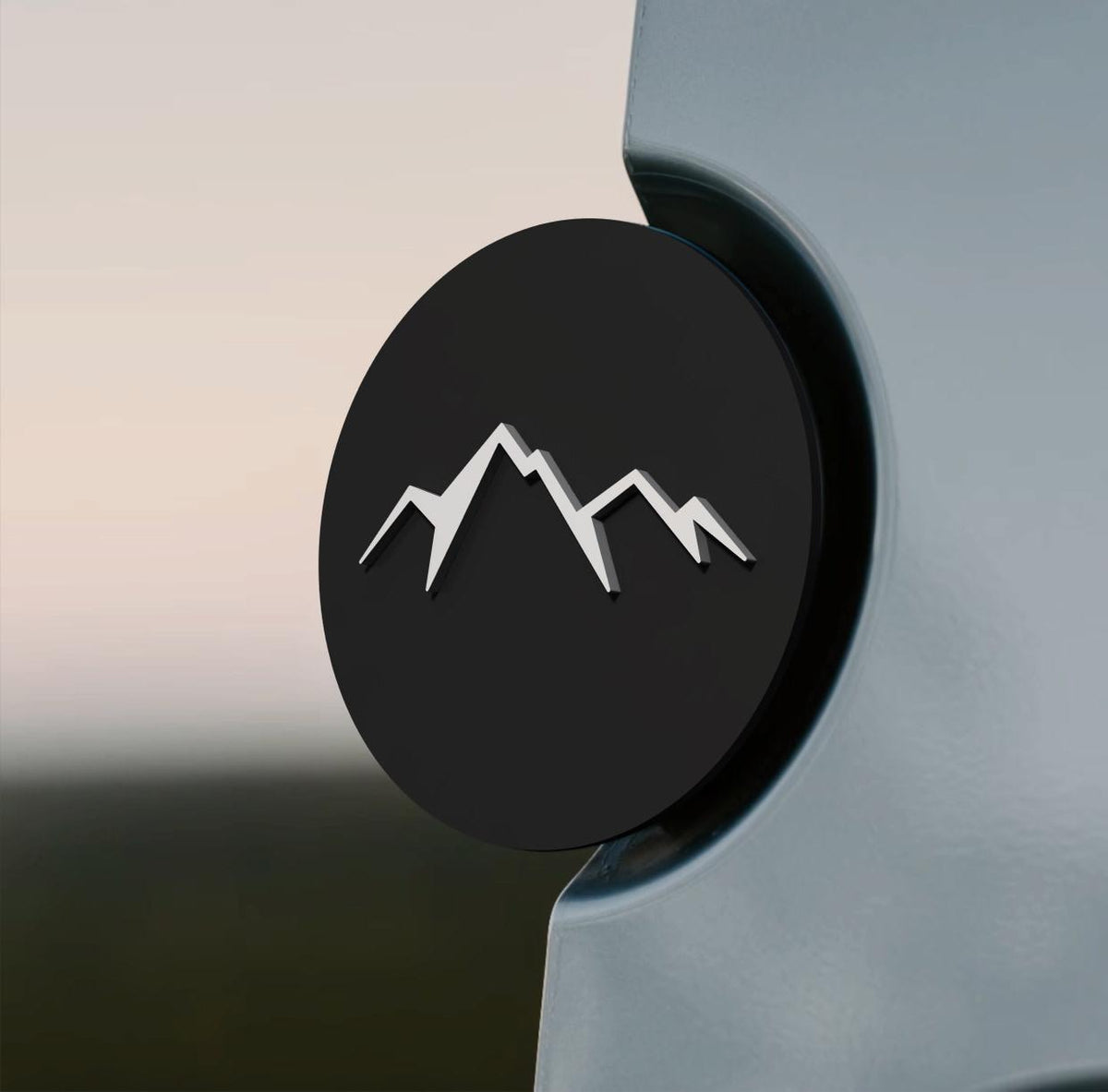 Mountain Rear Door Emblem for Mercedes Sprinter & VW Crafter Vans - Direct Fit, Easy Install