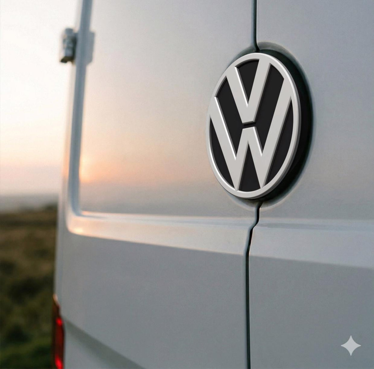 Volkswagen Rear Door Emblem for VW Crafter Vans - Durable, Stylish Replacement Badge - Perfect Fit, Easy Install