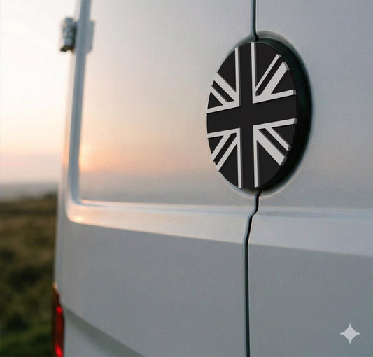 Union Jack Rear Door Emblem for VW Crafter Vans - Durable, Full Replacement - Direct Fit, Easy Install