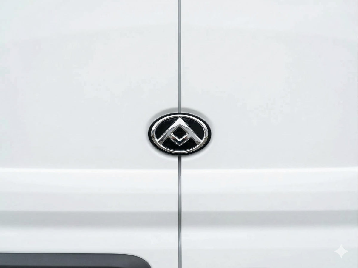 Custom Rear Door Emblem for Maxus Deliver 9 Vans - Badge - Direct Fit, Easy Install