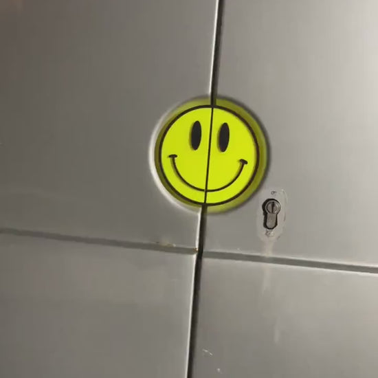 Smiley Face Rear Door Split Emblem for Mercedes Sprinter & VW Crafter - Badge for Tyre Carrier - Direct Fit