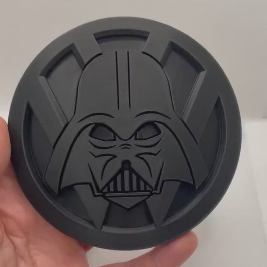 Darth Vader T6/T5/Caddy 130mm/110mm for VW Transporter Emblem - Durable, Replacement Badge - Factory Fit, Reversible, Rear Door